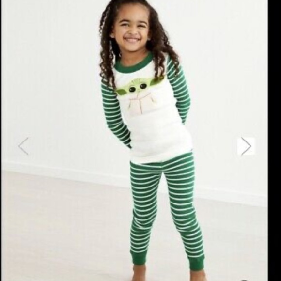 Hanna Andersson NWT Star Wars Mandalorian The Child Long Johns 6-12 Mos 70 Grogu - Picture 6 of 6